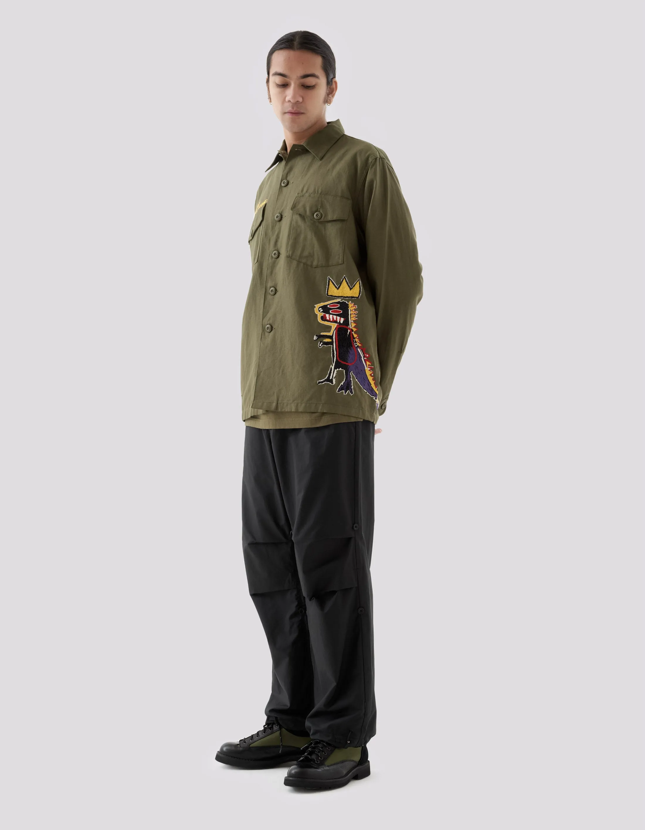 5124 Pez Dispenser Mil Shirt · Maharishi x Jean-Michel Basquiat Olive