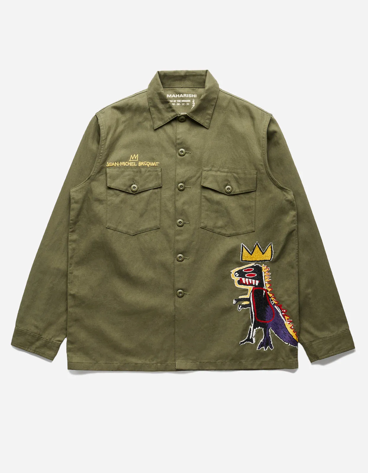 5124 Pez Dispenser Mil Shirt · Maharishi x Jean-Michel Basquiat Olive