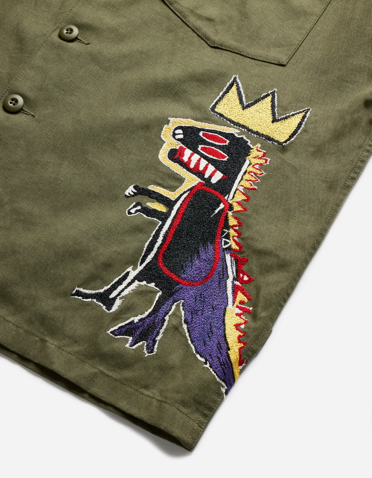 5124 Pez Dispenser Mil Shirt · Maharishi x Jean-Michel Basquiat Olive