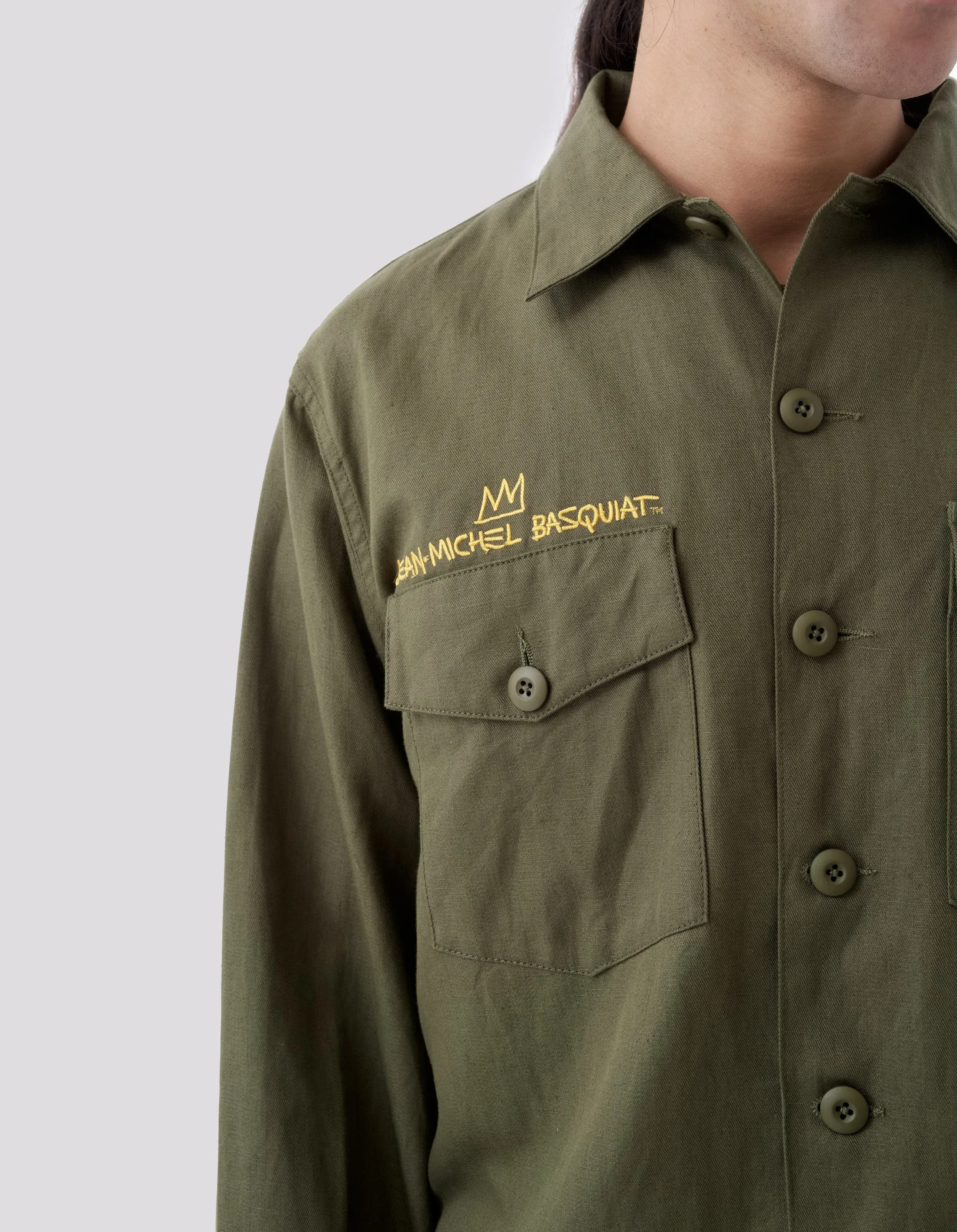 5124 Pez Dispenser Mil Shirt · Maharishi x Jean-Michel Basquiat Olive