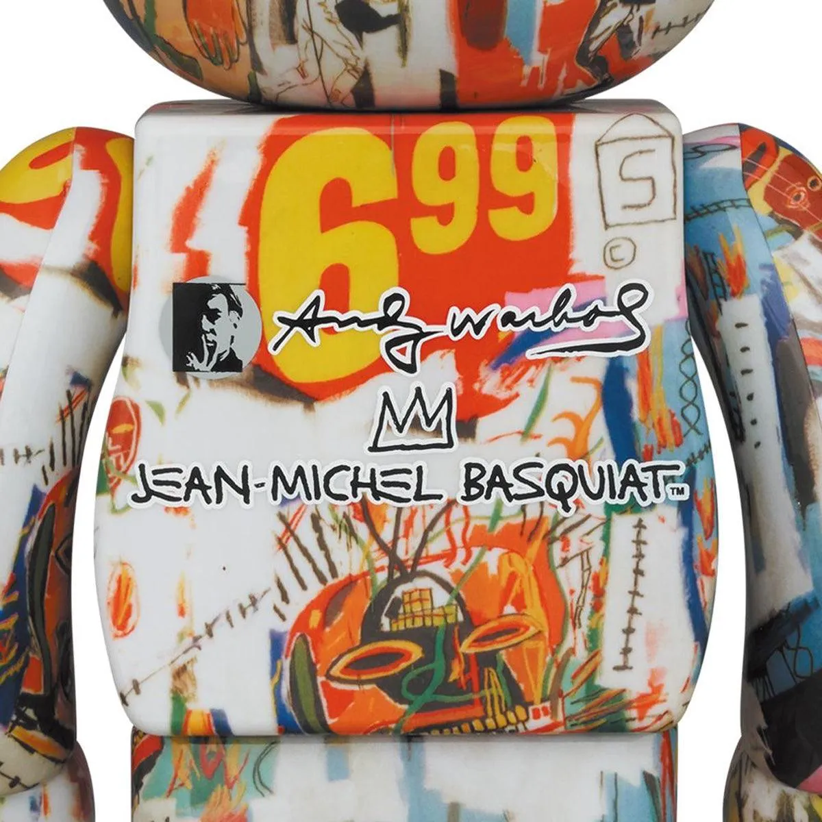   Andy Warhol   Jean-Michel Basquiat Be@rbrick 400% '#4'