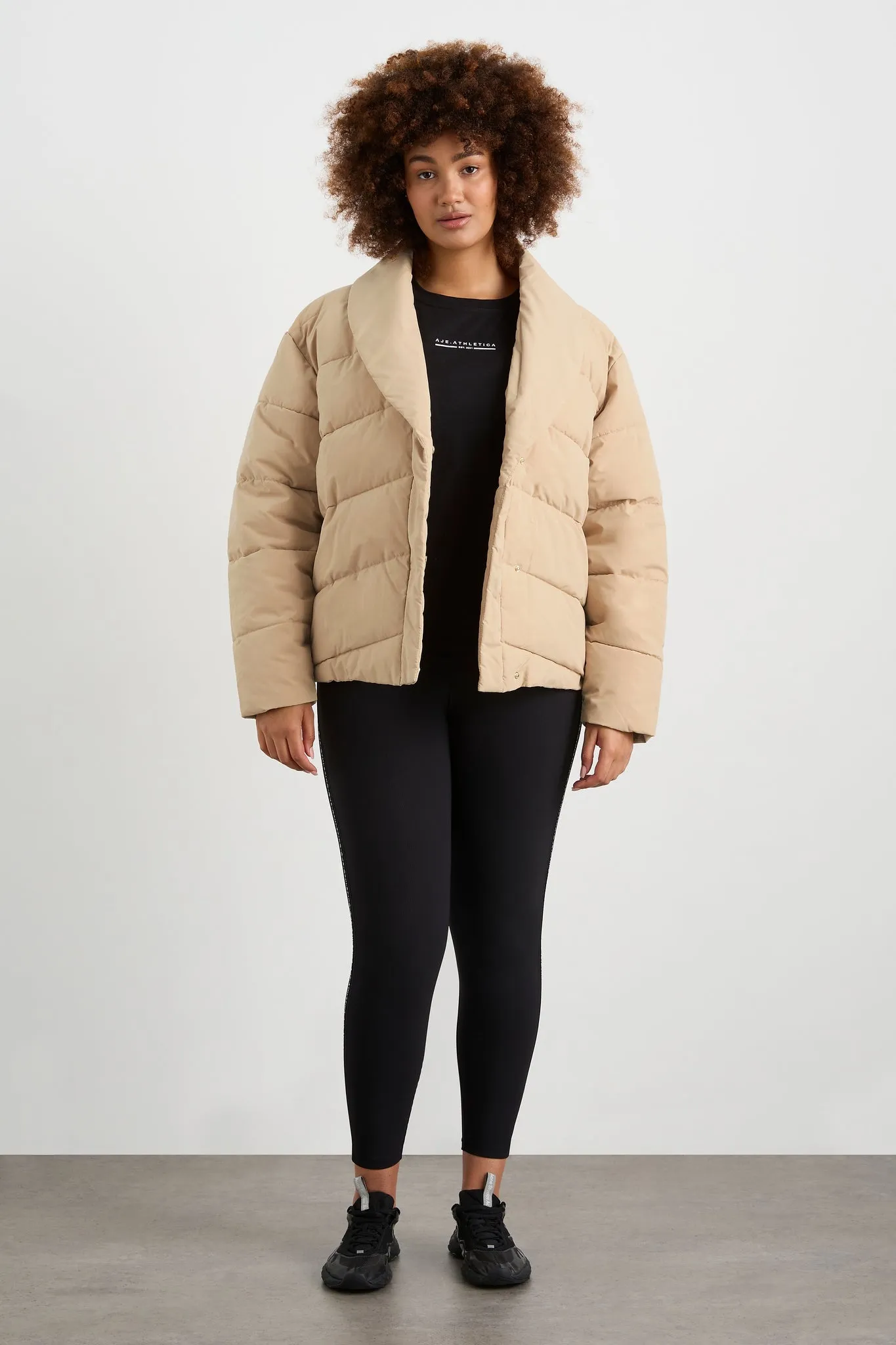 Belted Wrap Puffer Jacket 768