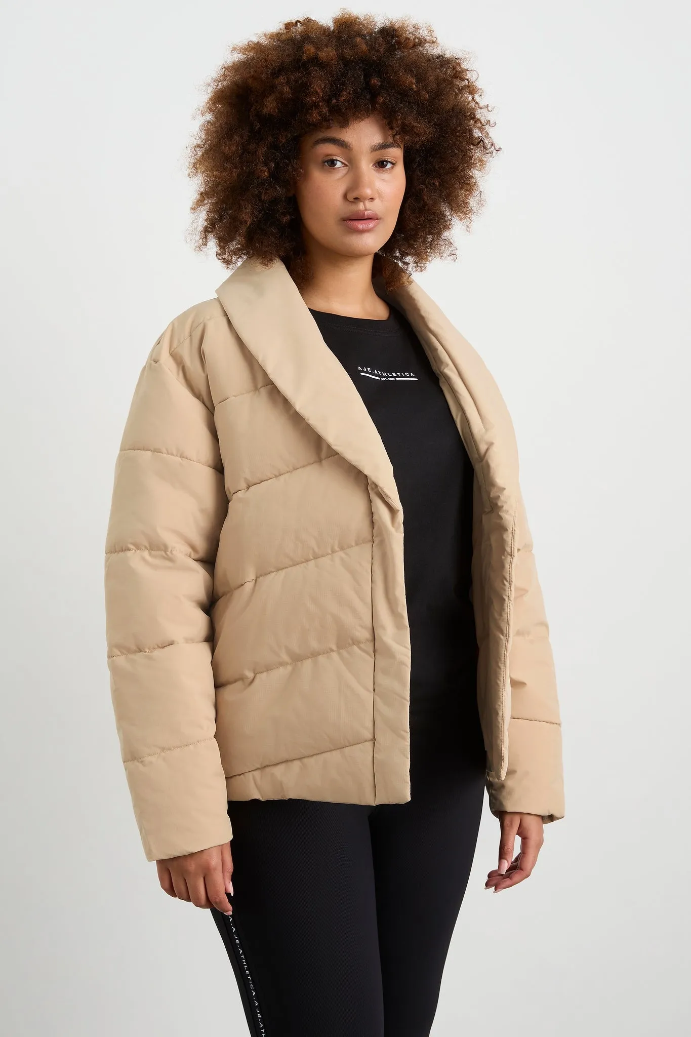 Belted Wrap Puffer Jacket 768