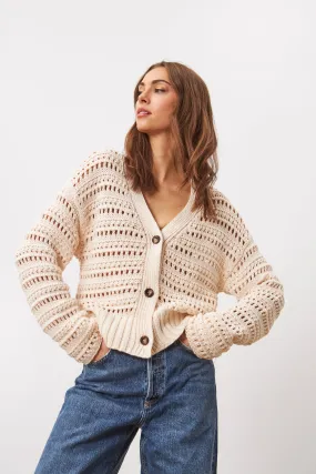 BRYNNE CARDIGAN (PLAGE BLANCE) - LINE