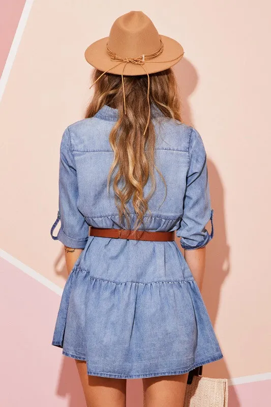 Calling Cowgirls Denim Dress