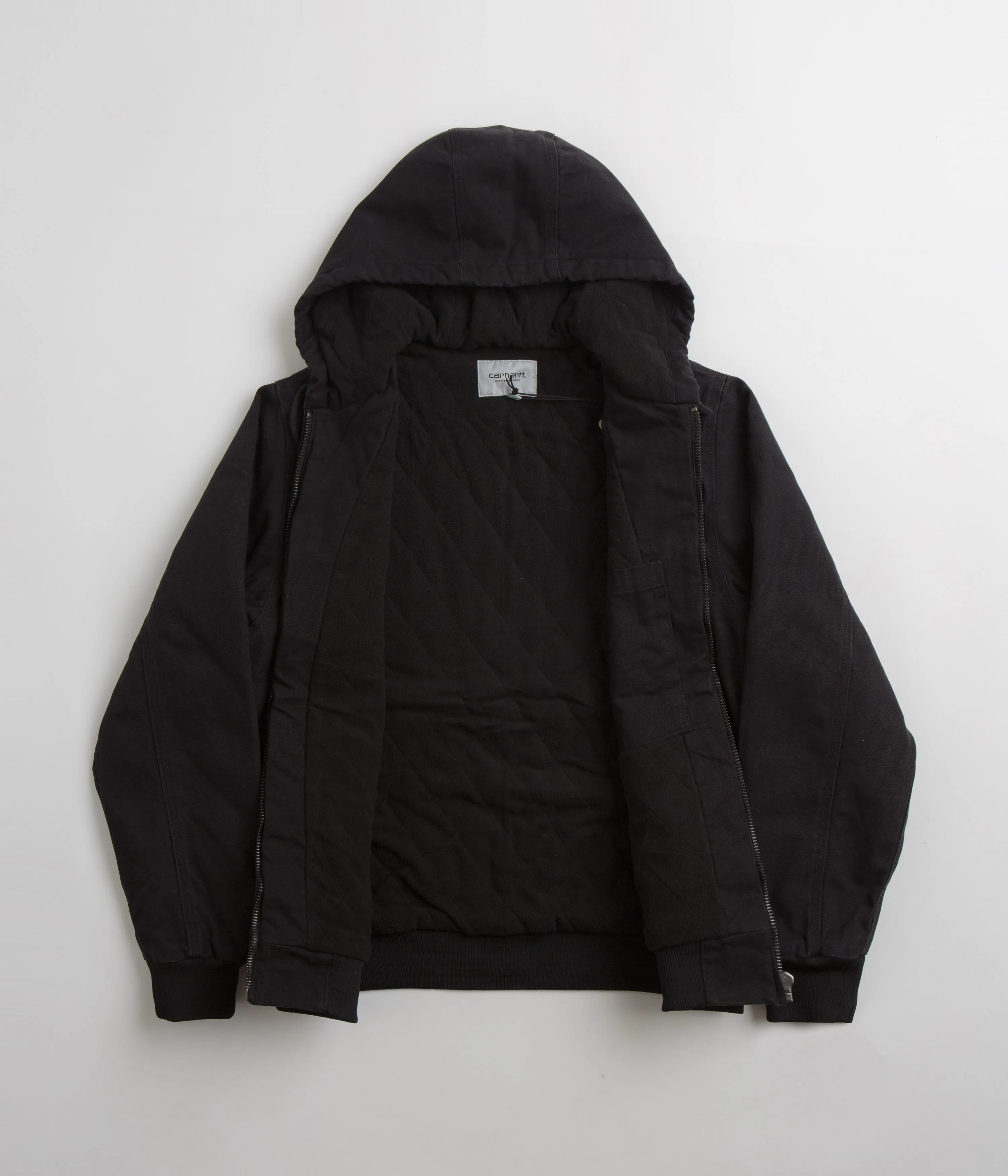 Carhartt Active Jacket - Black Heavy Stone Wash