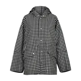 Checked Hooded Jacket