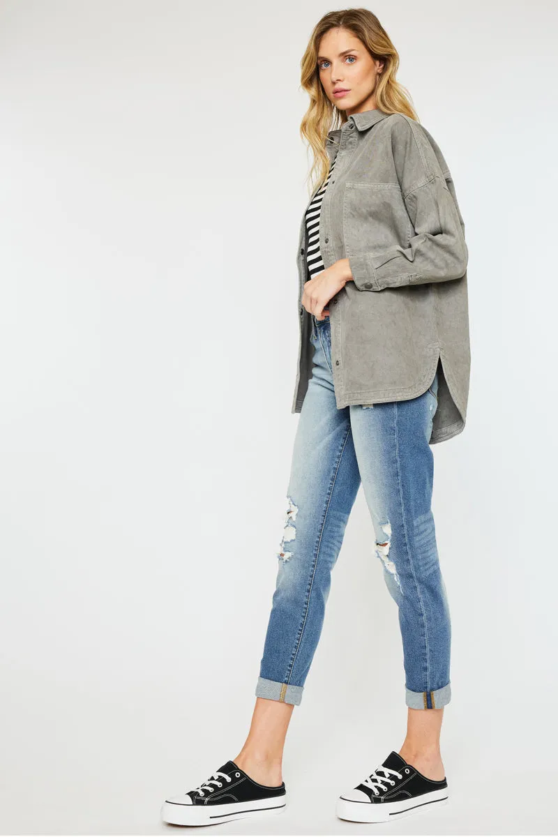 Claire Oversized Shirt Jacket