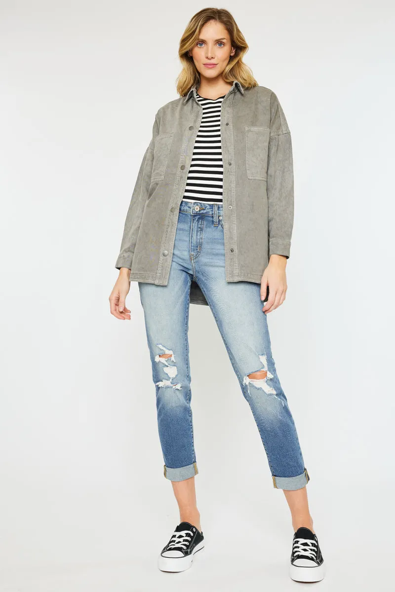 Claire Oversized Shirt Jacket