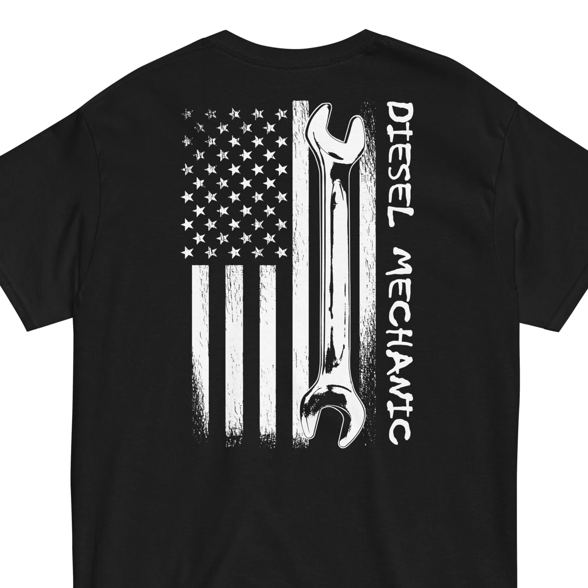 Diesel Mechanic American Flag T-Shirt