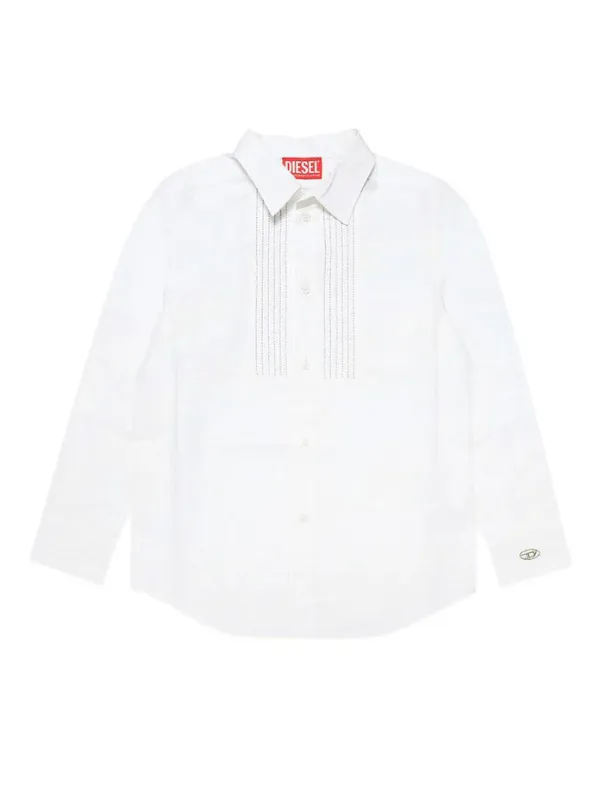 Diesel Shirt Logo White