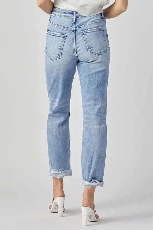 Distressed Boyfriend Jean