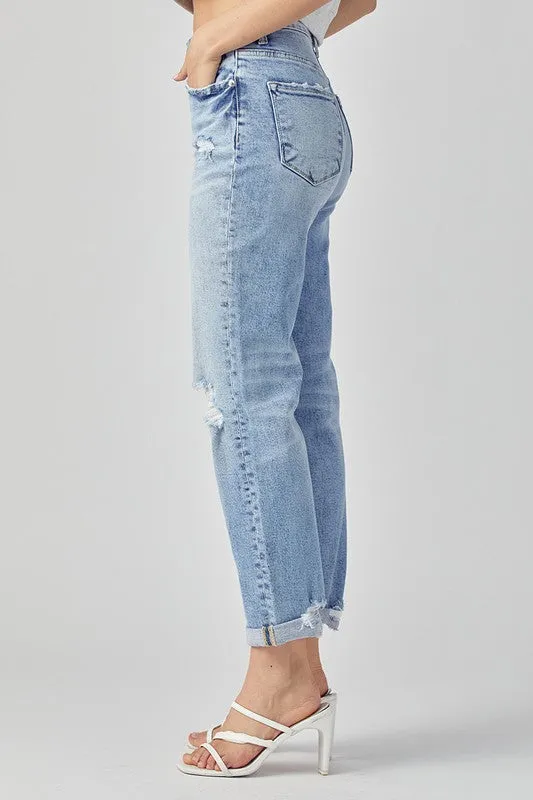 Distressed Boyfriend Jean