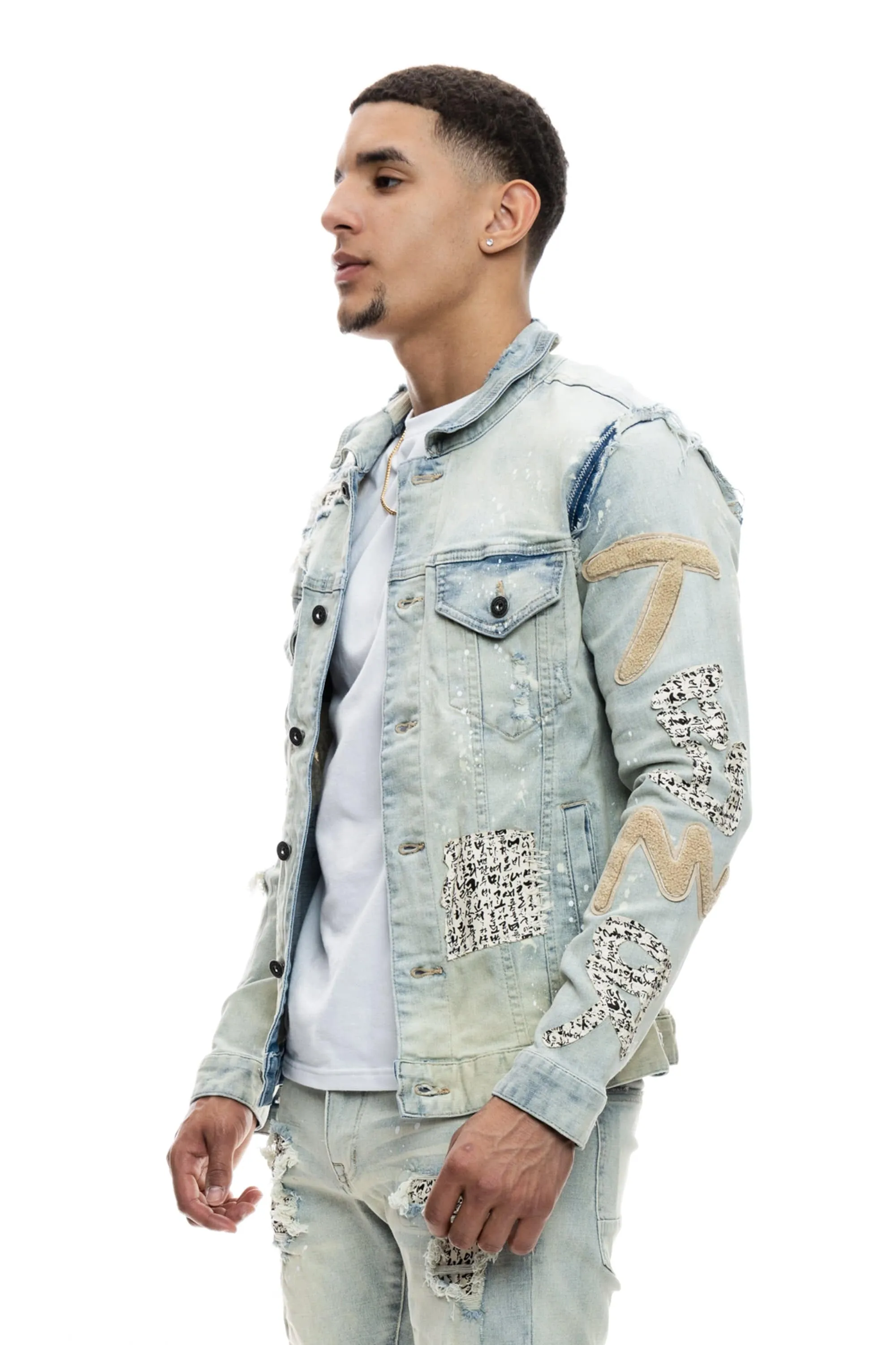 Doodle  Jean Jacket - Ombre Blue