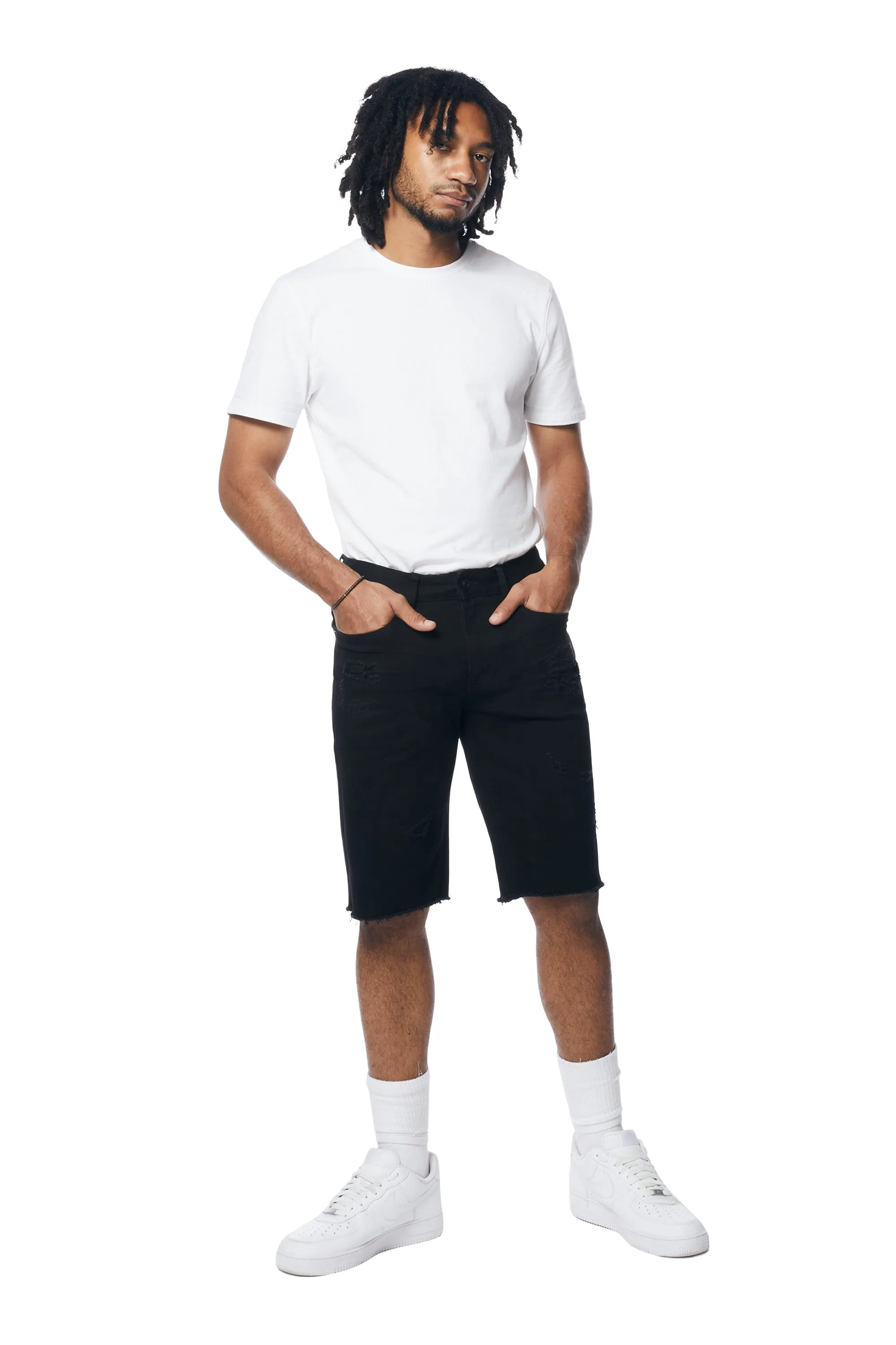 Essential Jean Shorts - Jet Black