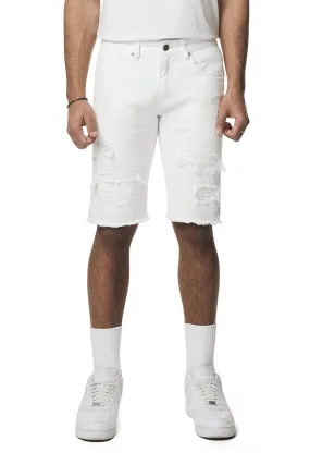 Essential Jean Shorts - White