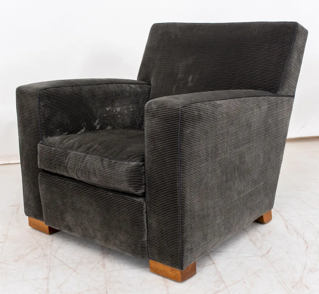 Frank Style Art Deco Club Armchairs, 2