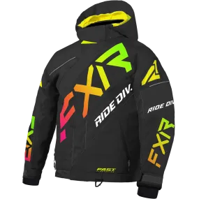 FXR CX Youth Jacket Black/Sherbert