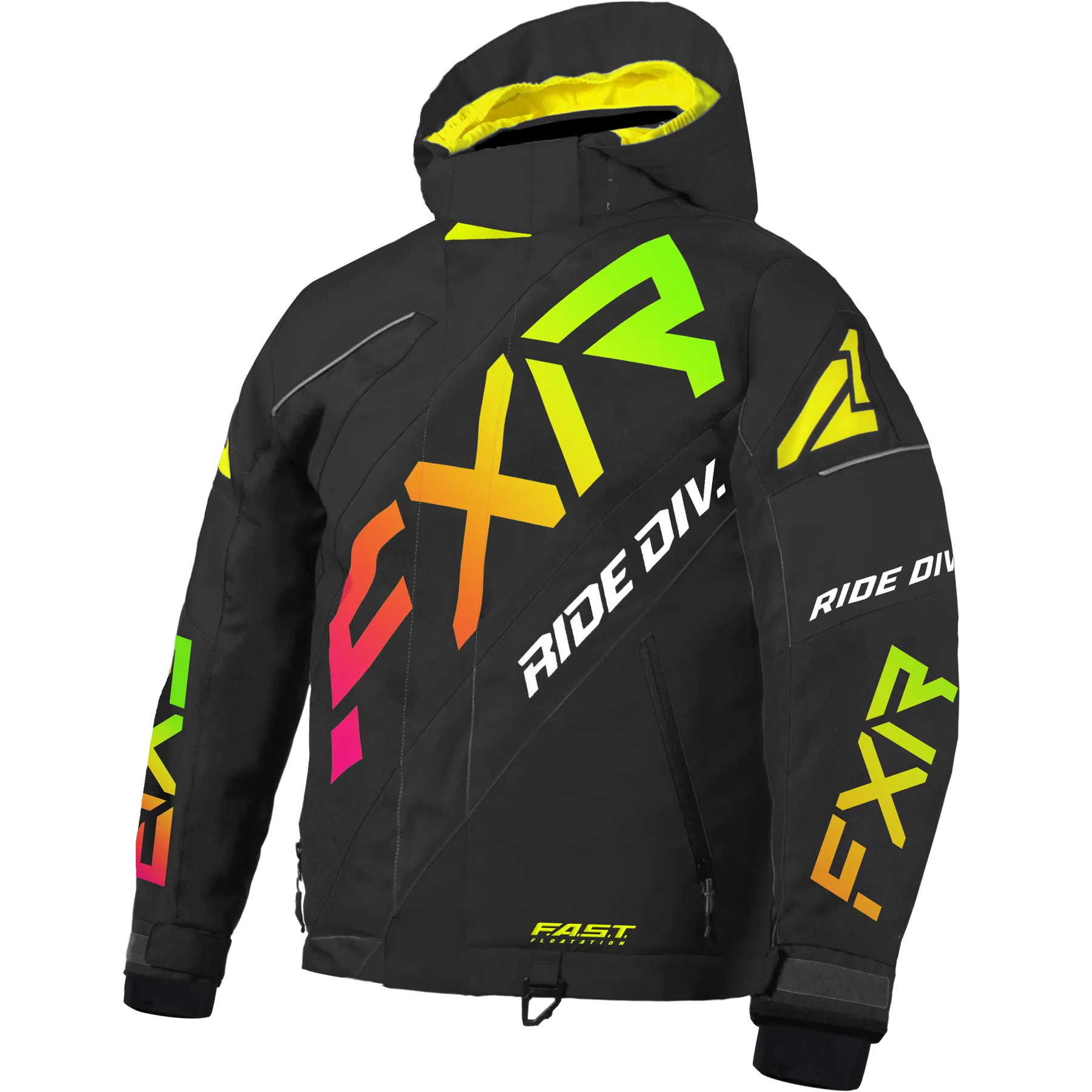 FXR CX Youth Jacket Black/Sherbert