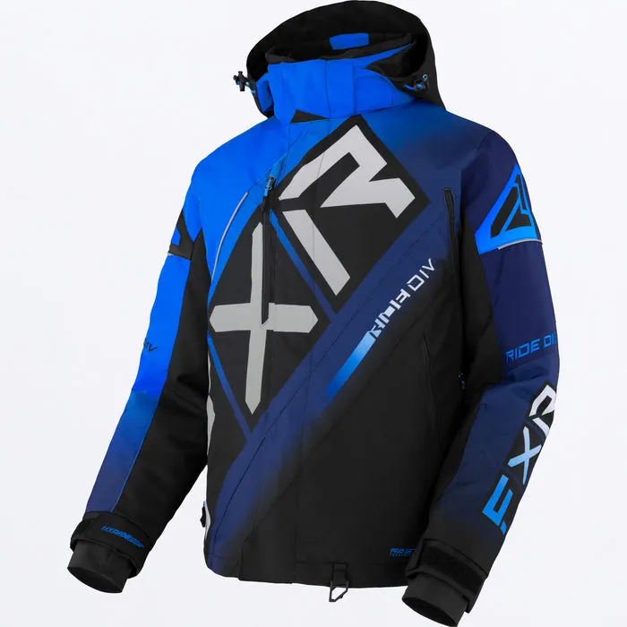 FXR Men's CX Jacket Black/Blue Fade