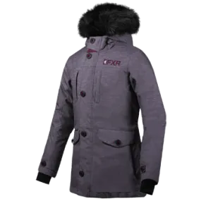 FXR Svalbard Parka Grey Heather/Plum