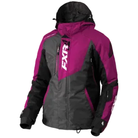 FXR Vertical Pro Womens Jacket Charcoal/Berry