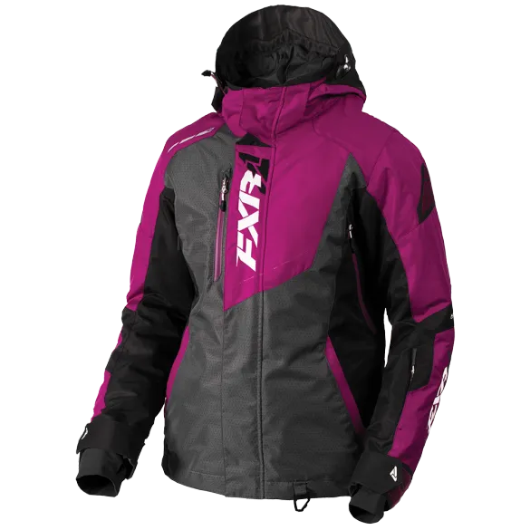 FXR Vertical Pro Womens Jacket Charcoal/Berry