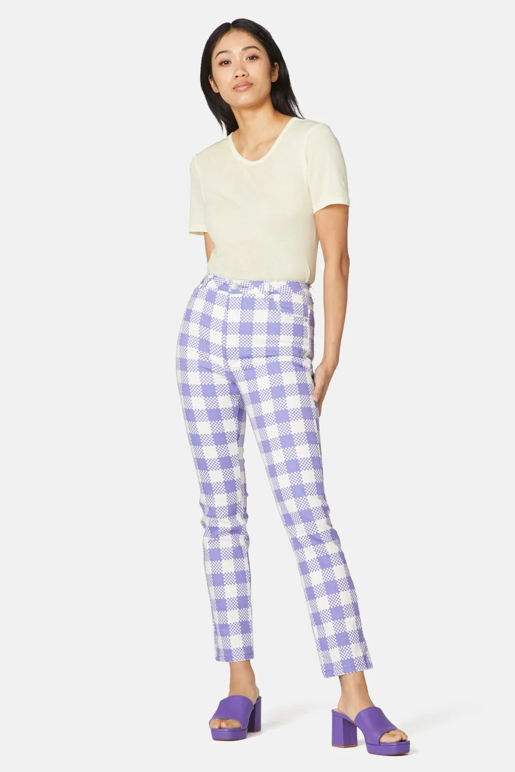 Gingham Glow Jean