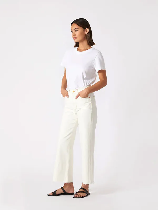 Grace Crop in White