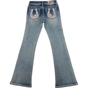 Grace in LA Girls' Horseshoe Bootcut Jeans