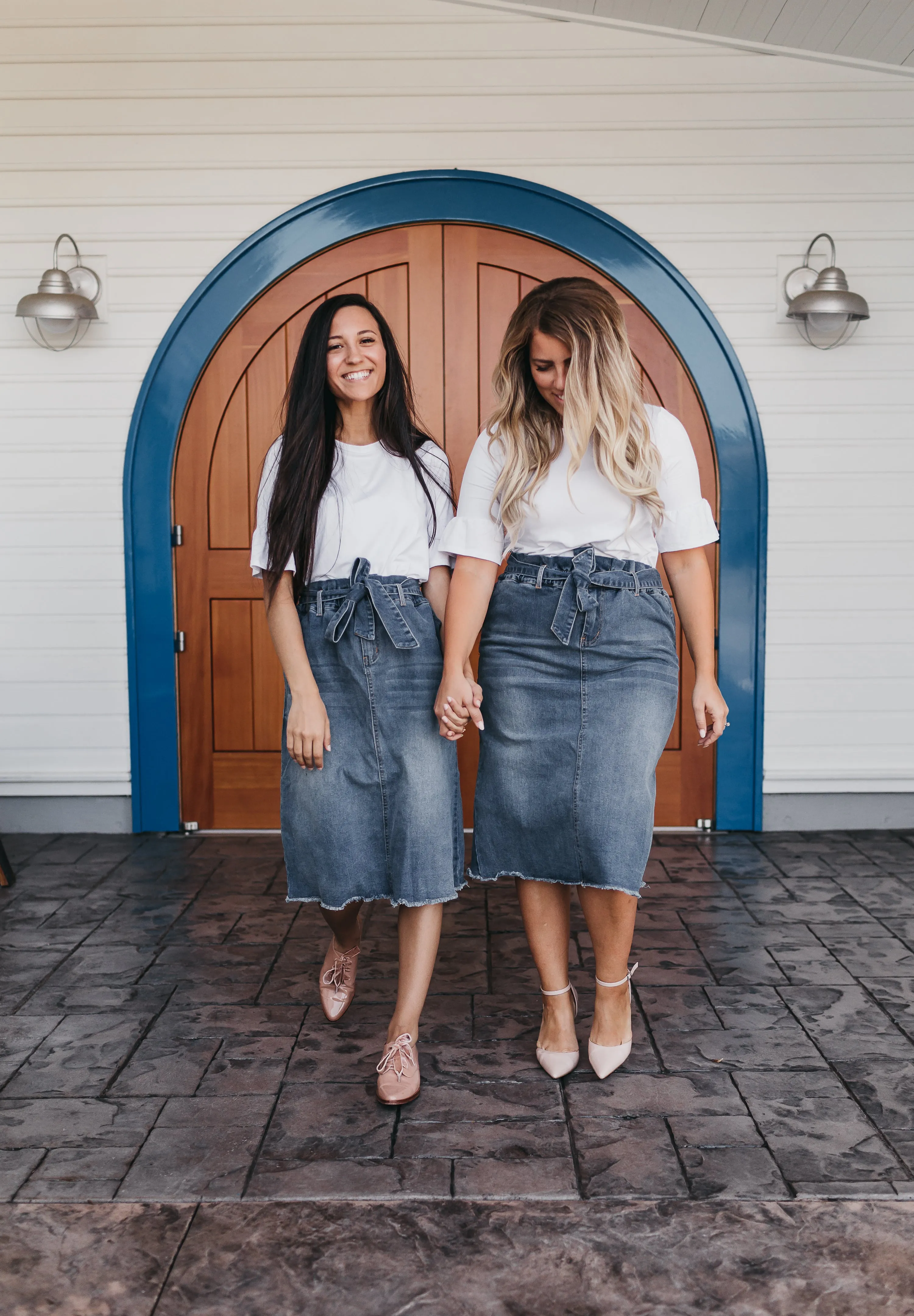 High Waist Stylish Denim Skirt