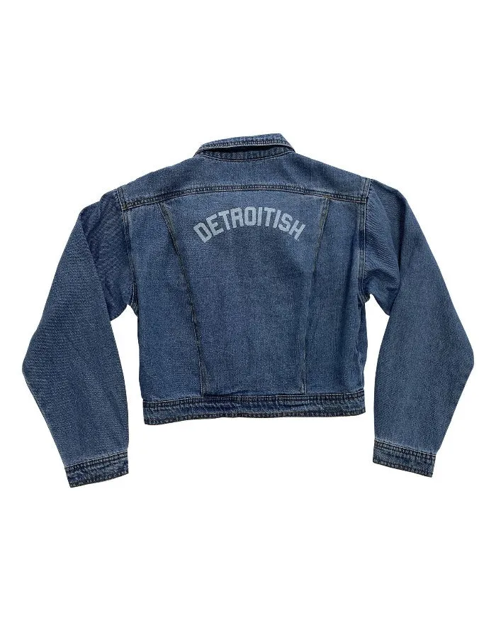 Ink Detroit Detroitish Ladies Jean Jacket