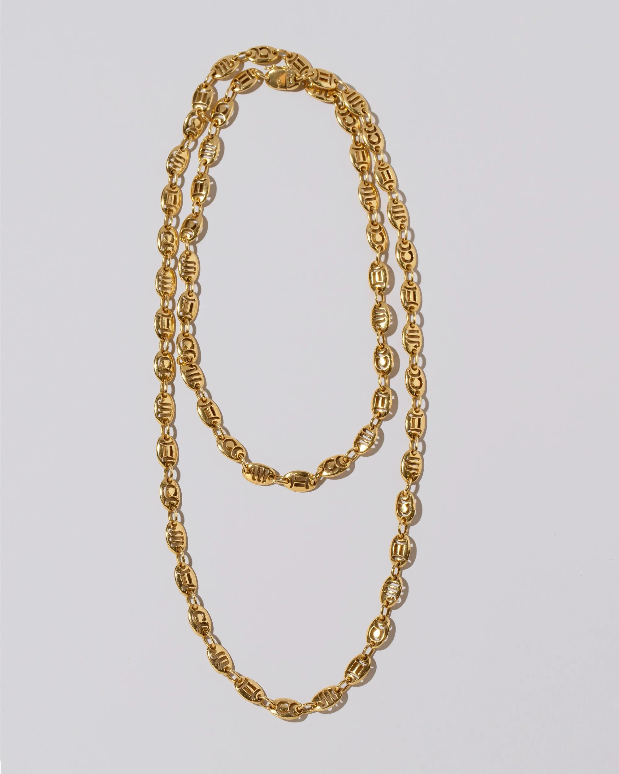 Jean Paris Zodiac Anchor Chain Necklace