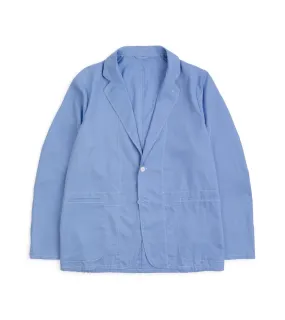 Kaptain Sunshine Cotton Silk Easy Jacket: Blue