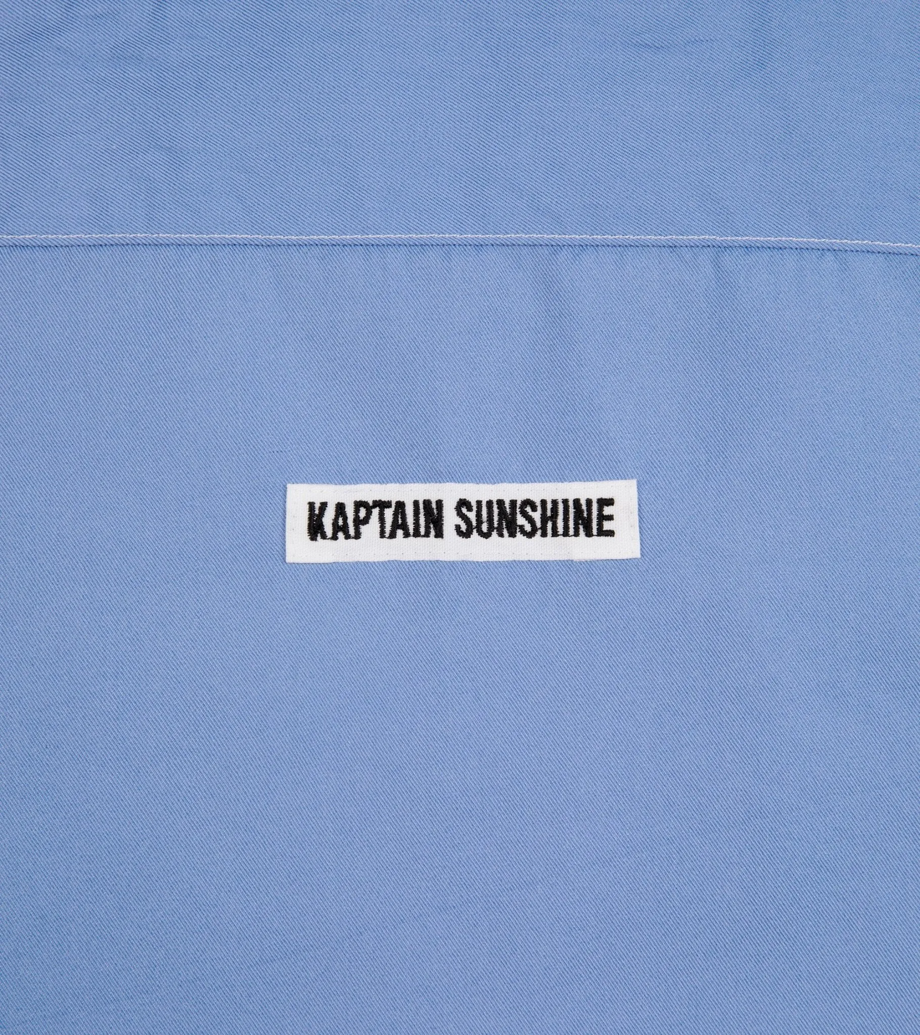 Kaptain Sunshine Cotton Silk Easy Jacket: Blue