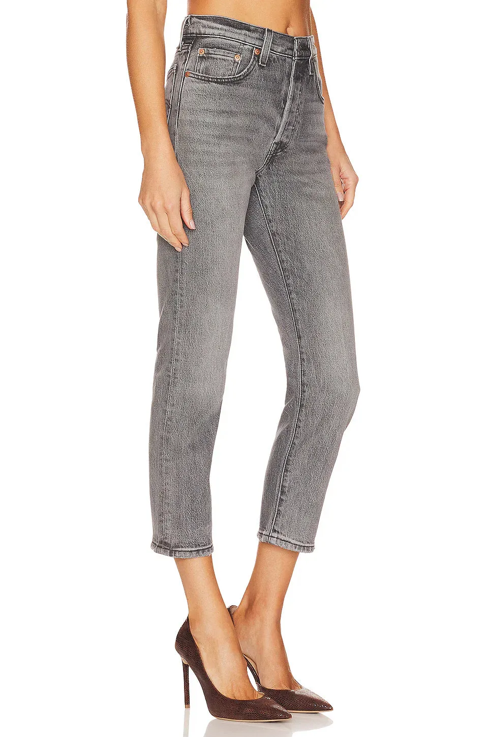 Levi's 501 Crop Long Bottoms