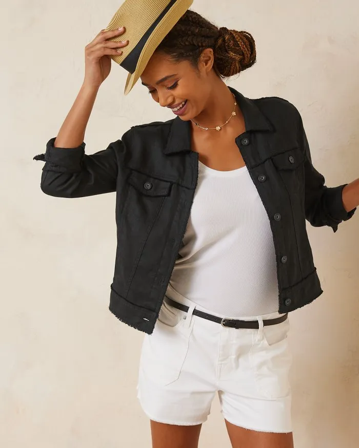 Linen Classic Jean Jacket Style