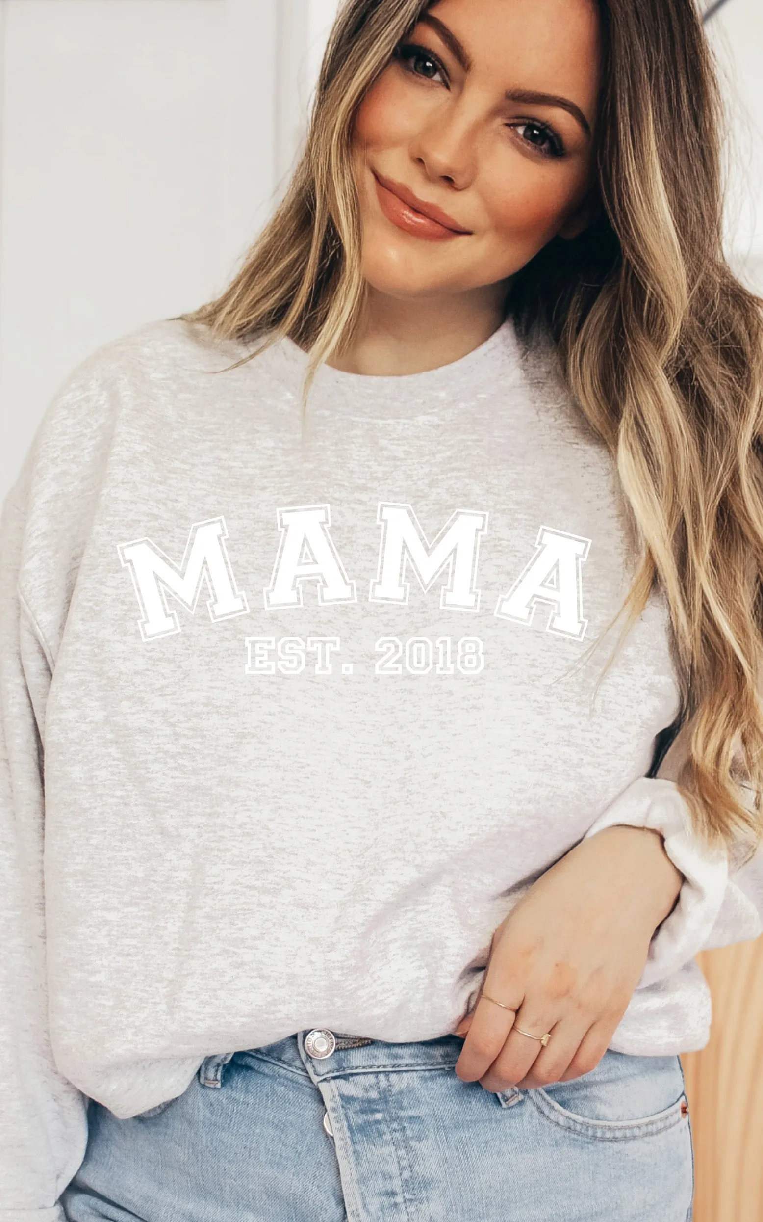 MAMA EST CUSTOM YEAR CREWNECK | 6 colours