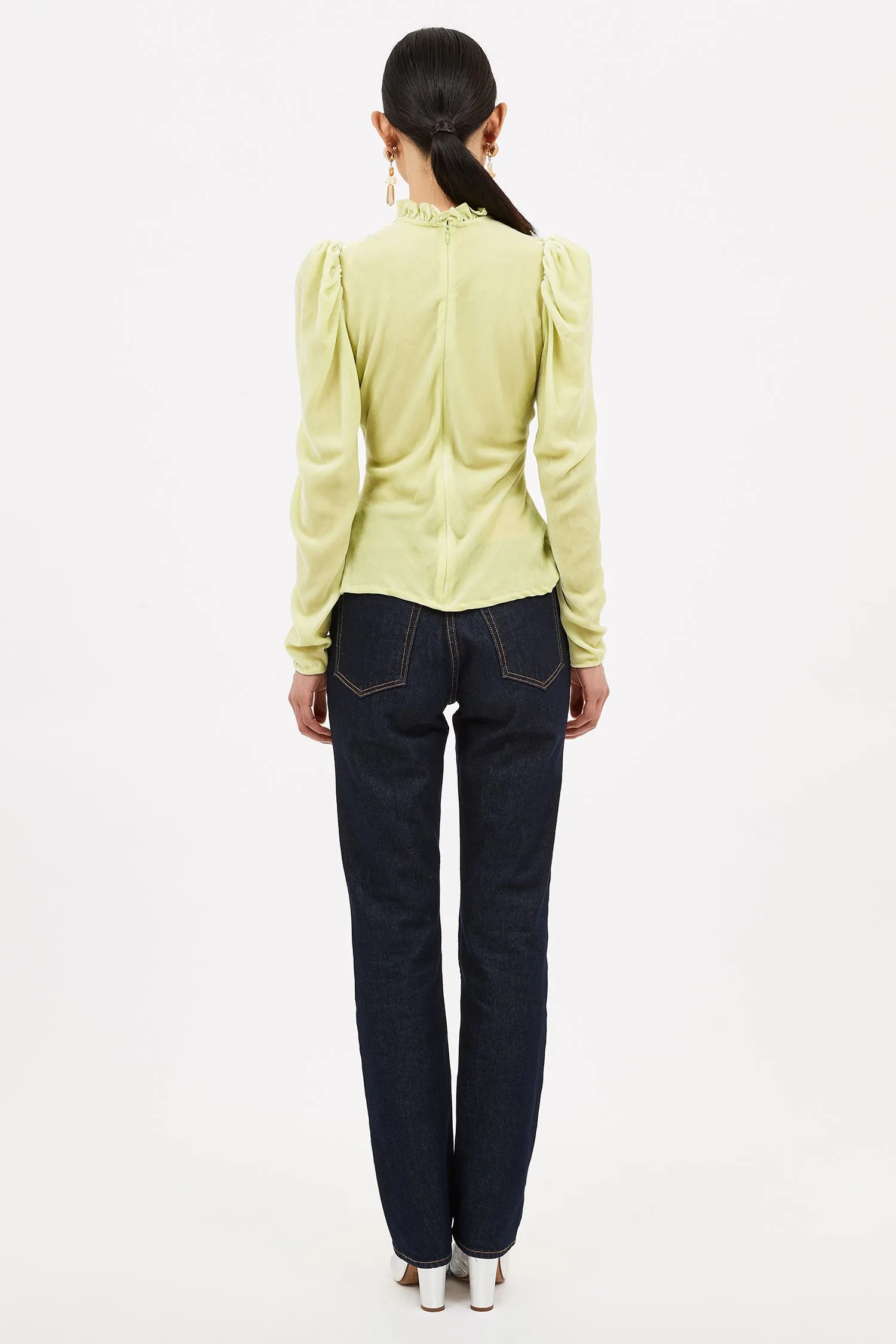 Marlene Blouse - Pistachio