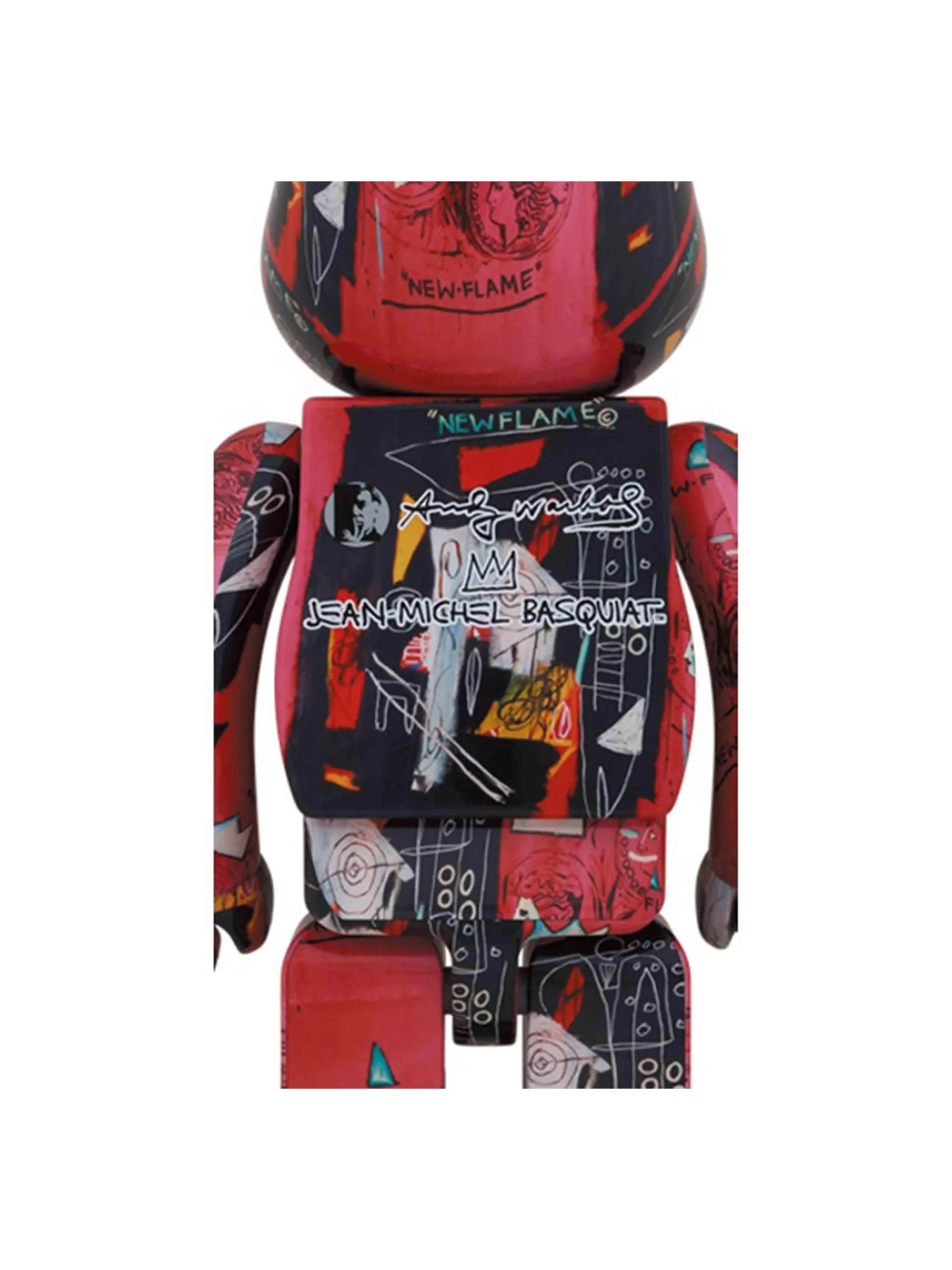 Medicom Toy Be@rbrick Andy Warhol x Jean Michael Basquiat #1 1000%