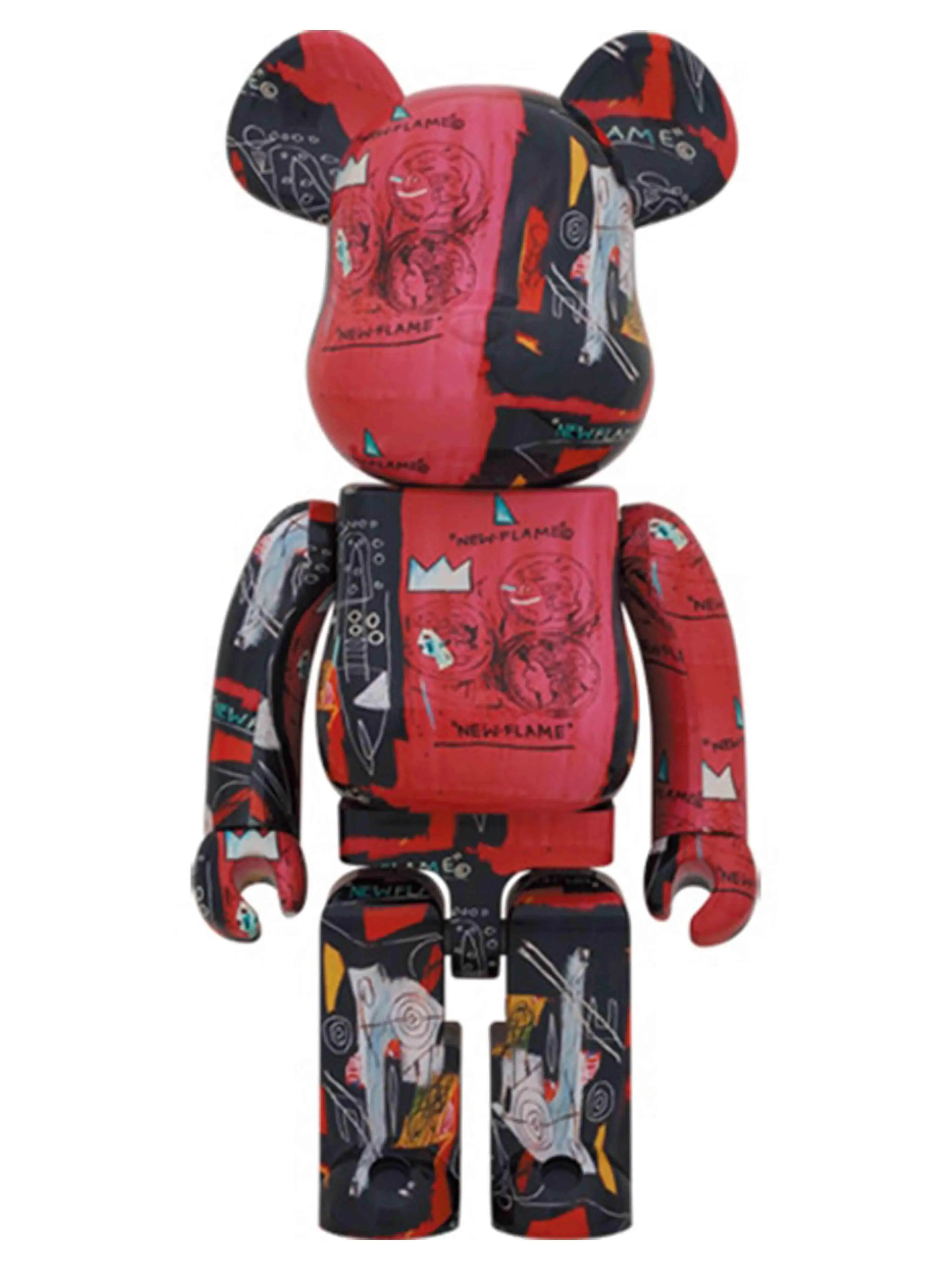 Medicom Toy Be@rbrick Andy Warhol x Jean Michael Basquiat #1 1000%