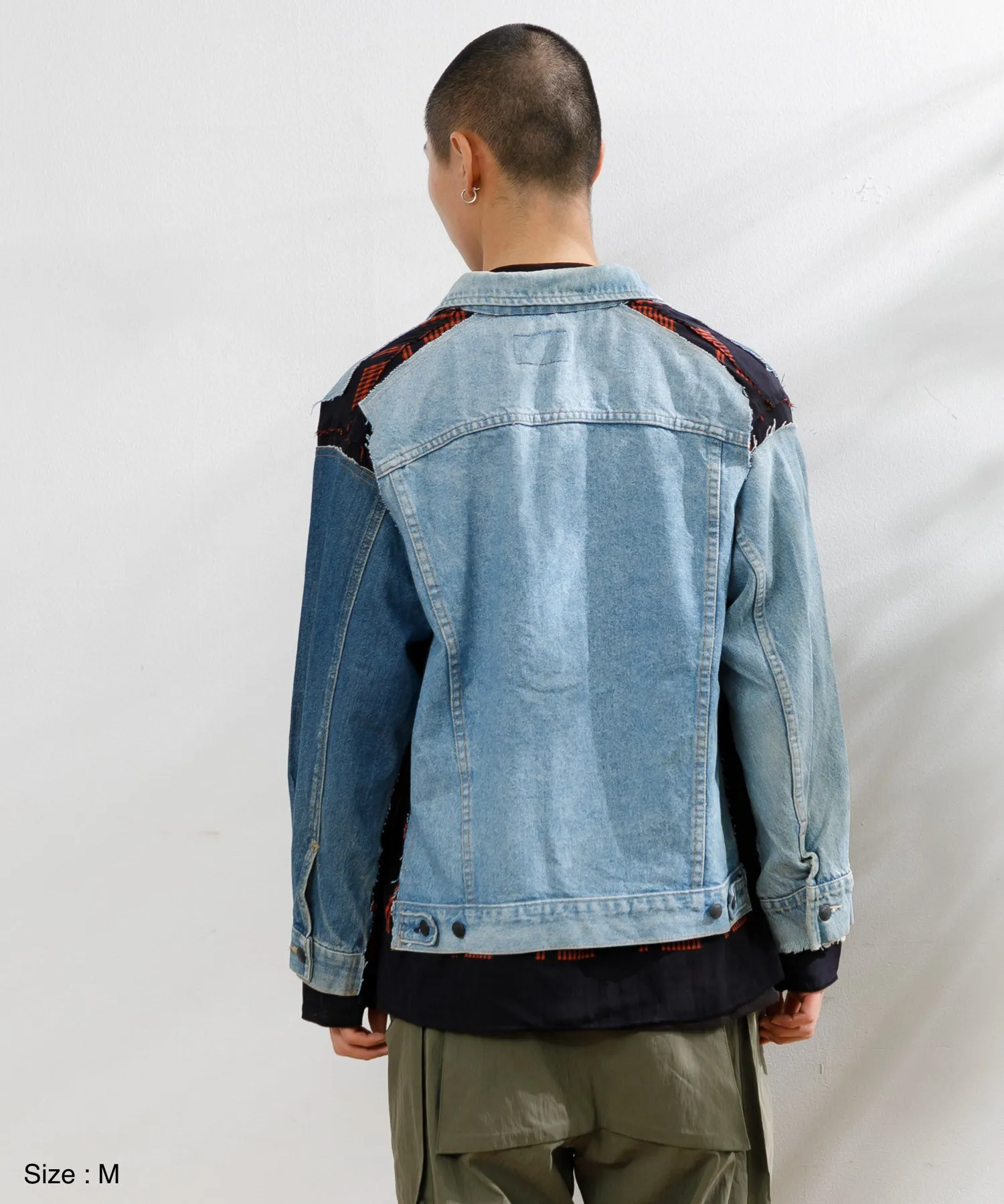 【MEN】NEEDLES Jean Jacket-> Coverd Jacket