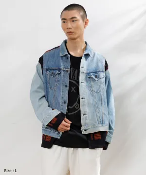 【MEN】NEEDLES Jean Jacket-> Coverd Jacket