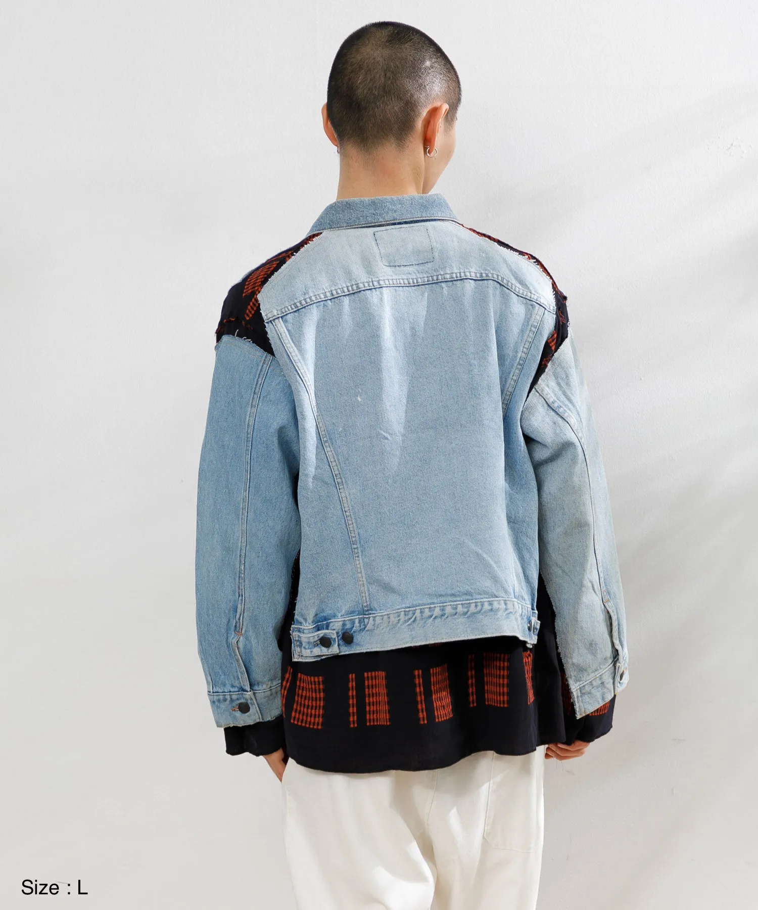 【MEN】NEEDLES Jean Jacket-> Coverd Jacket