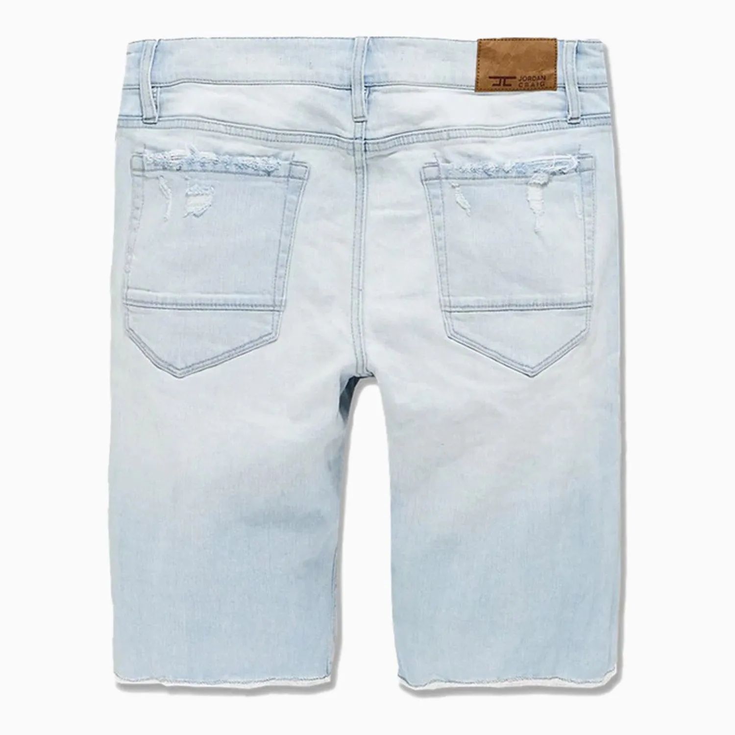 Men's Shredded Jean Shorts