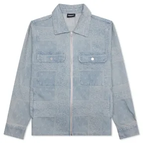 Merit Denim Work Jacket - Light Blue