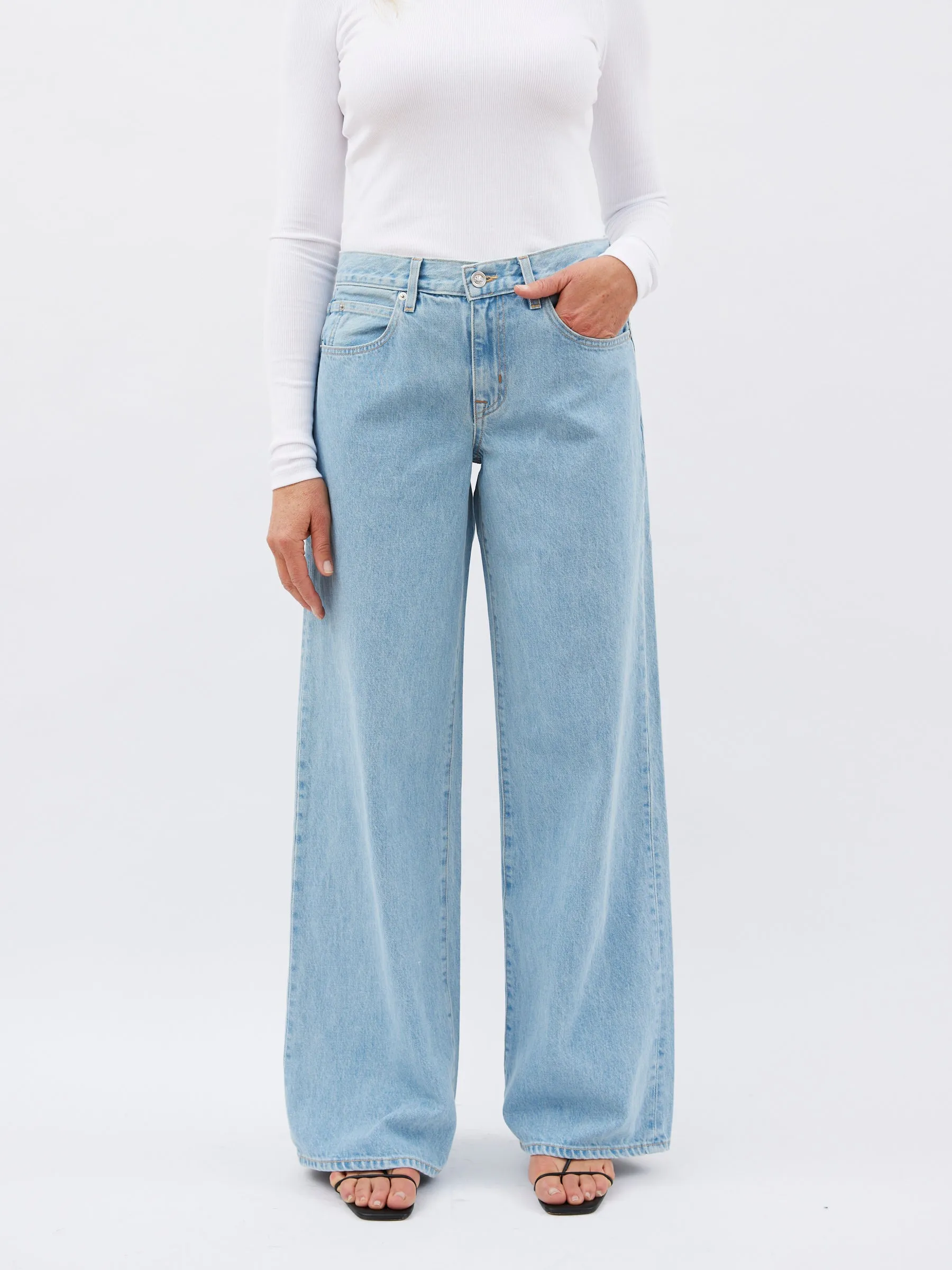 Mica Low Rise Wide Leg Jean