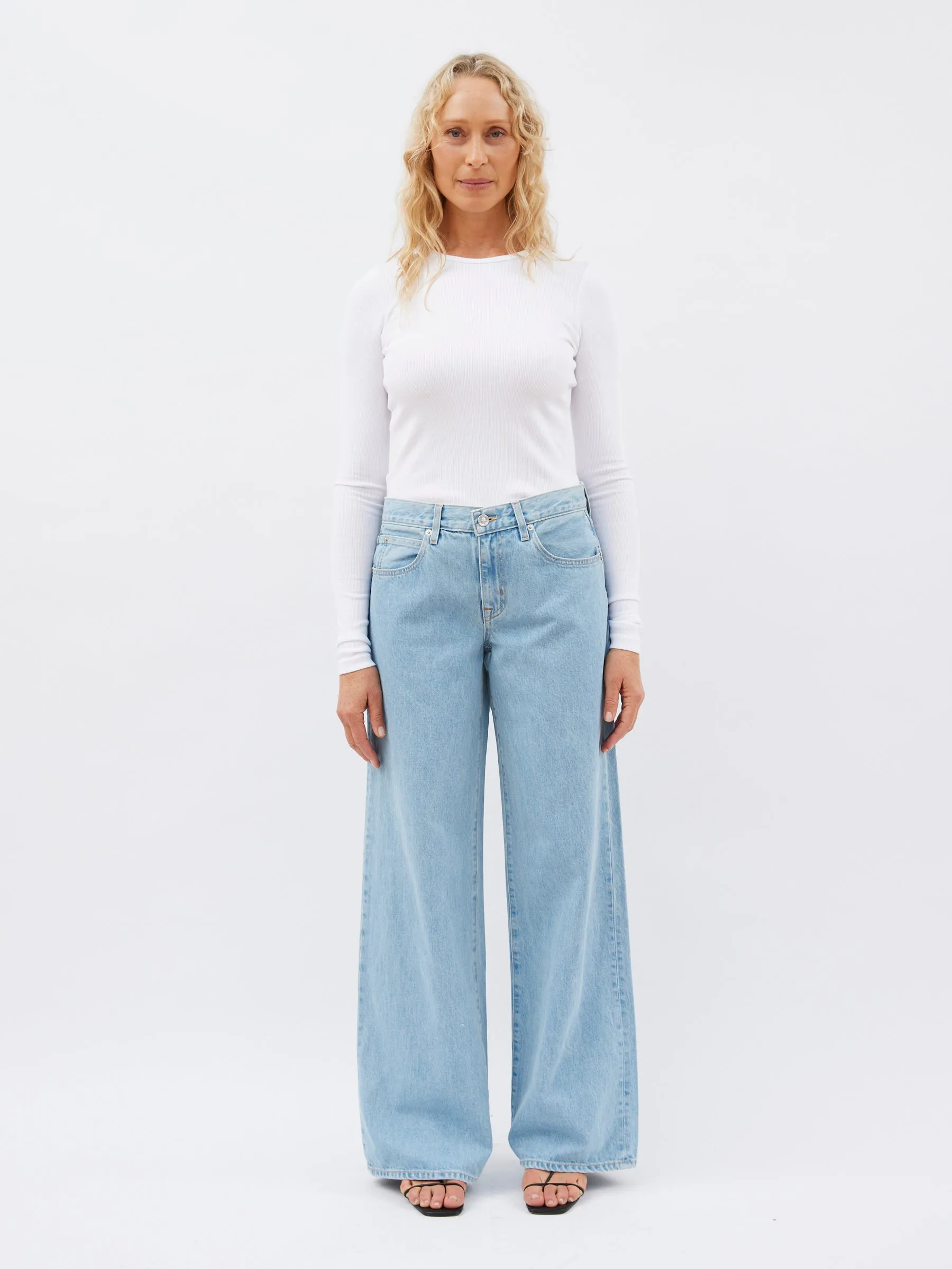 Mica Low Rise Wide Leg Jean