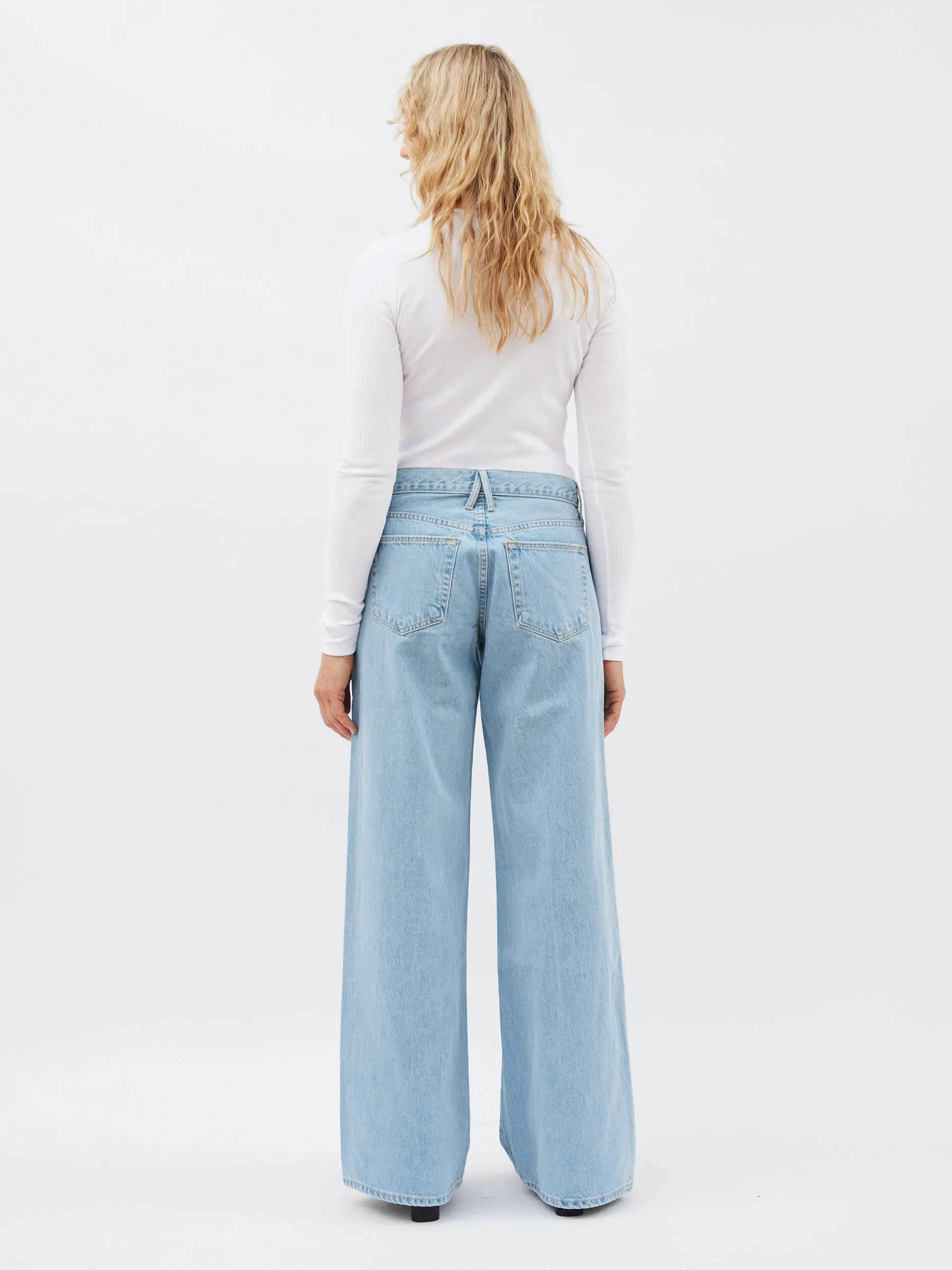 Mica Low Rise Wide Leg Jean