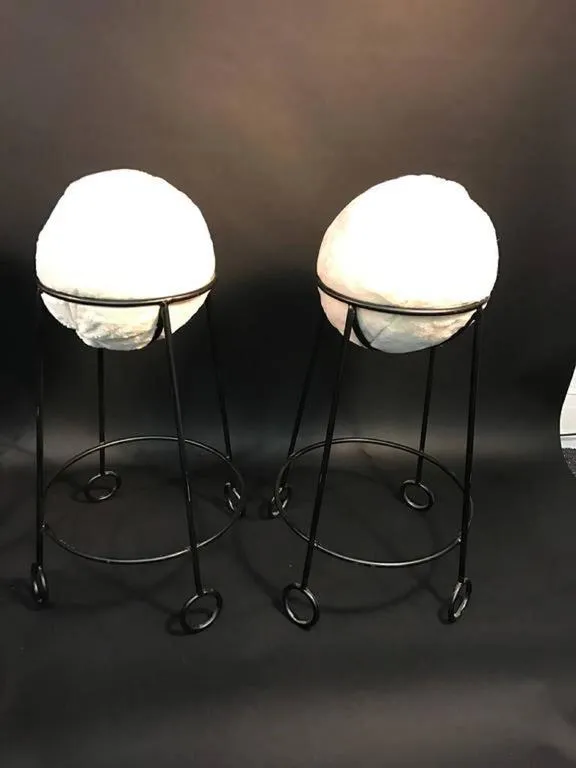 Mid-Century Modern Jean Royere Style Stool - Three Available